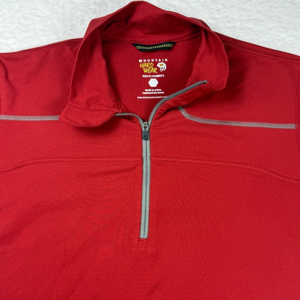 Mountain Hardwear Pullover Long Sleeve Half Zip Athletic Top Small